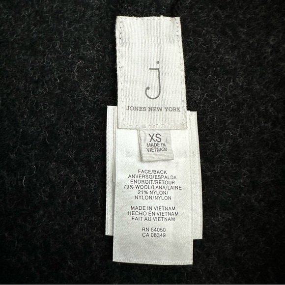 Jones New York Womens Size XS Wool Blend Leopard Print Jacket Blazer - Picture 9 of 11